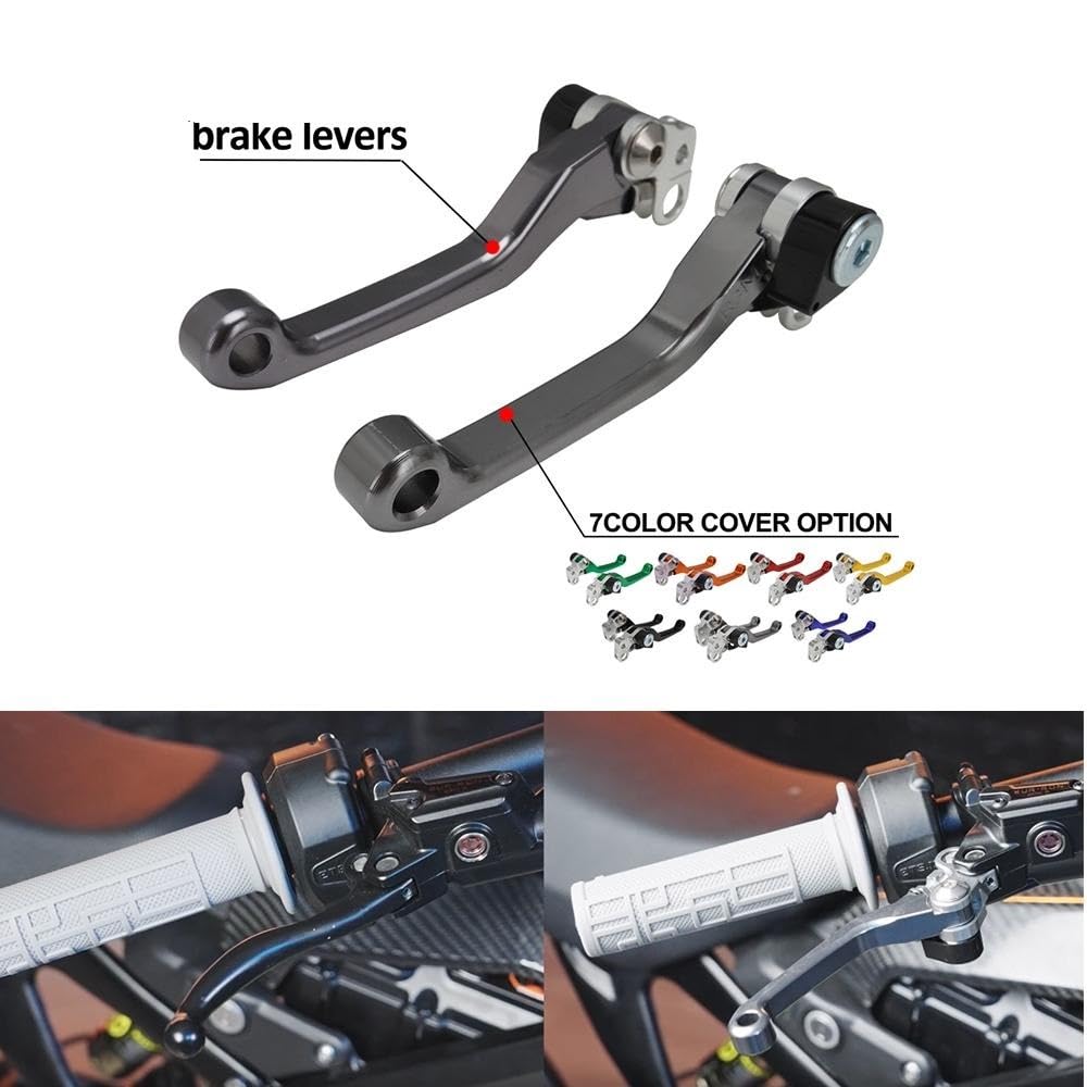 Dirt Bike Brake Clutch Levers Motorcycle Adjustable Pivot